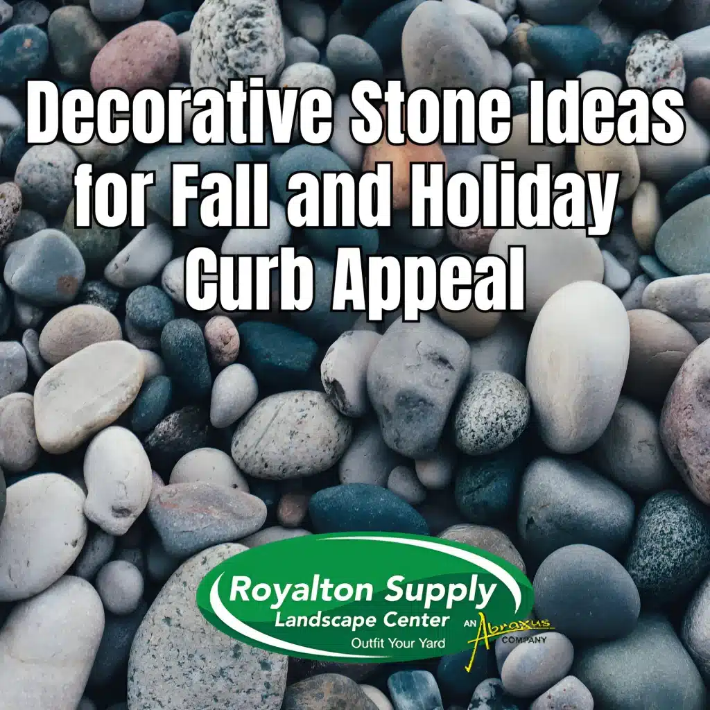 Decorative Stone Ideas for Fall and Holiday Curb Appeal
